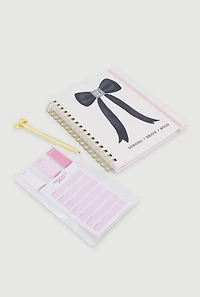 Strong Brave Bold Bow Graphic Monthly Planner Set