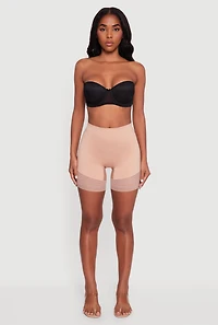 High Waisted Lace Detail Shapewear Shorts 2 Pack