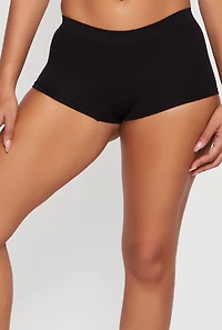 Seamless Mid Rise Boy Short Panty