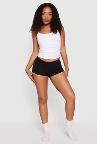 Seamless Mid Rise Boy Short Panty