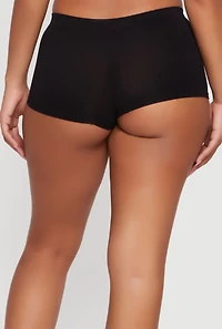 Seamless Mid Rise Boy Short Panty