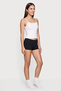 Seamless Solid Boyshort Underwear