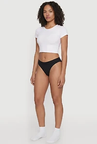 Seamless Basic Bikini Underwear