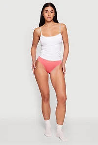 Seamless Solid Thong Underwear