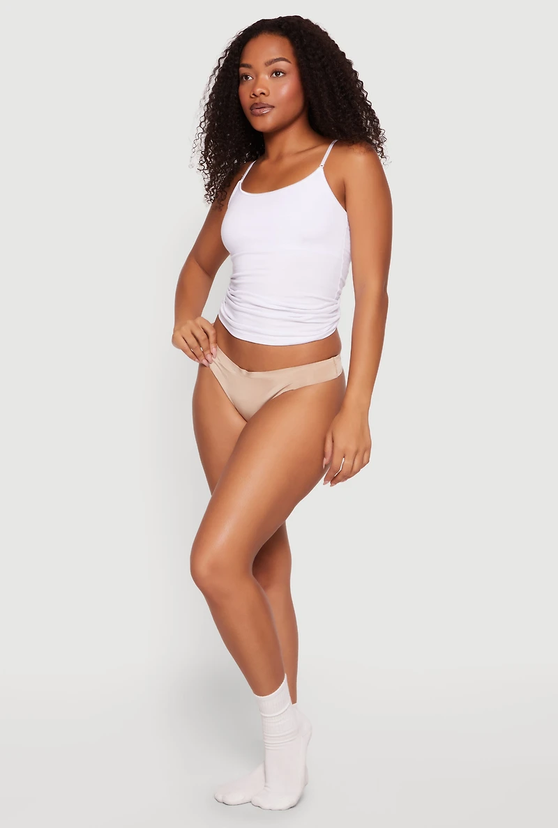 Solid Thong Panty