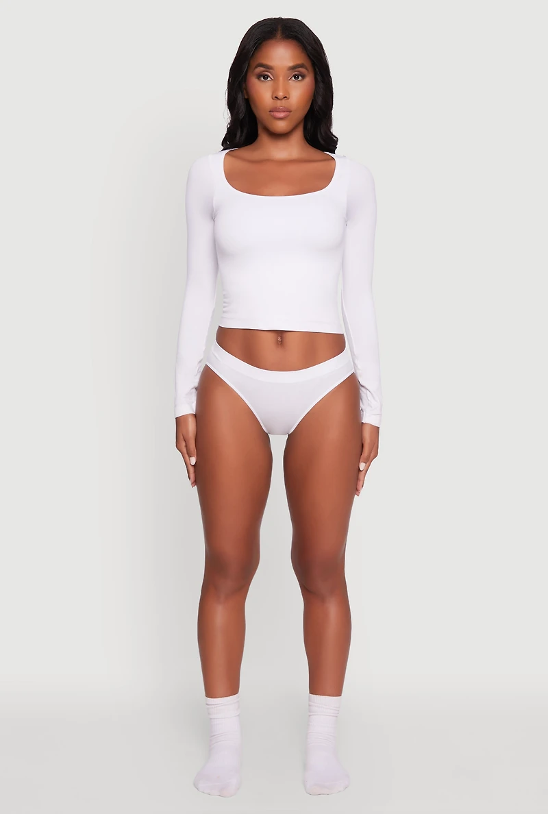 Comfortable Fit Seamless Bikini Panty