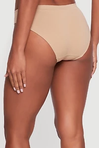 Seamless Solid Bikini Underwear