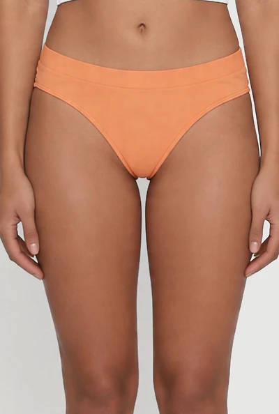 Trendy Solid Seamless Bikini Panty