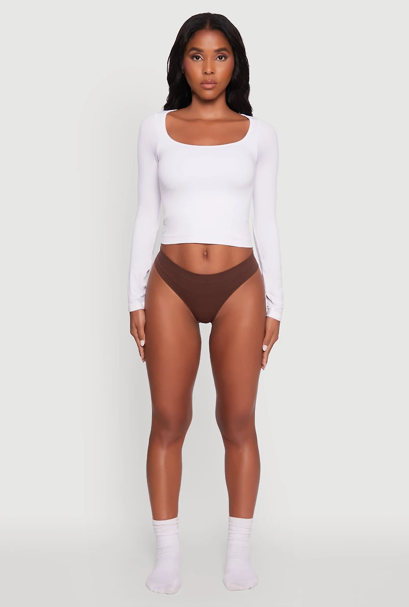 Stylish Seamless Thong Panty