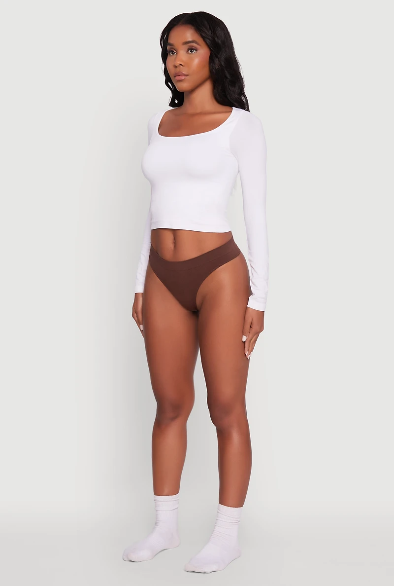 Stylish Seamless Thong Panty