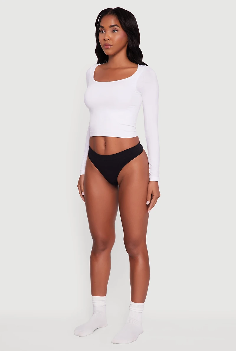 Basic Seamless Thong Panty