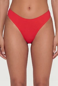Trendy Solid Thong Panty