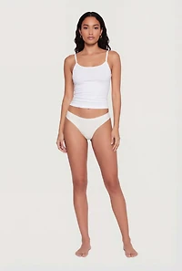 Laser Cut Thong Panty