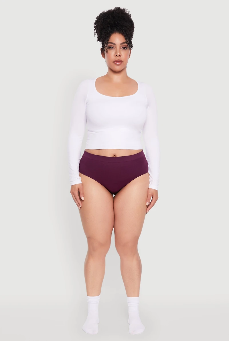 Plus Seamless Bikini Panty