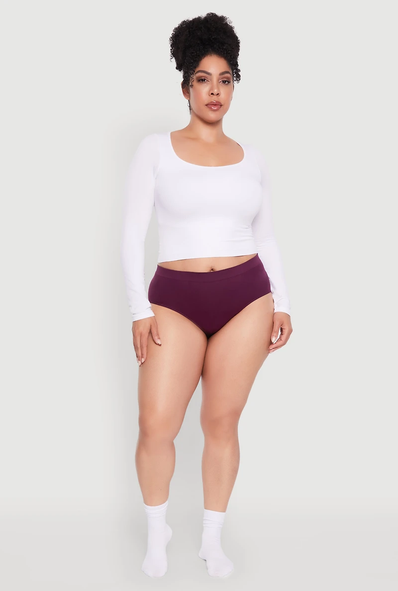Plus Seamless Bikini Panty