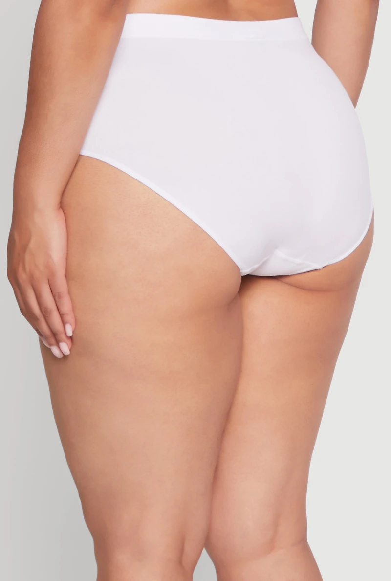 Plus Seamless High Waisted Bikini Panty