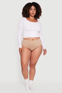 Plus Seamless Hipster Panty