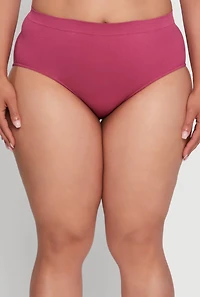Plus Seamless High Waist Hipster Panty