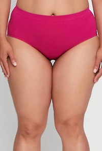 Plus Seamless High Waist Hipster Panty