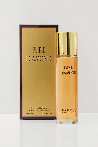 Womens Pure Diamond Perfume, Gold