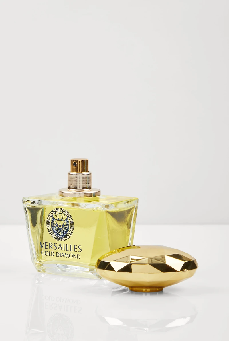 Womens Versailles Gold Diamond Perfume, Yellow
