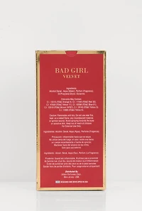 Womens Bad Girl Velvet Perfume, Red