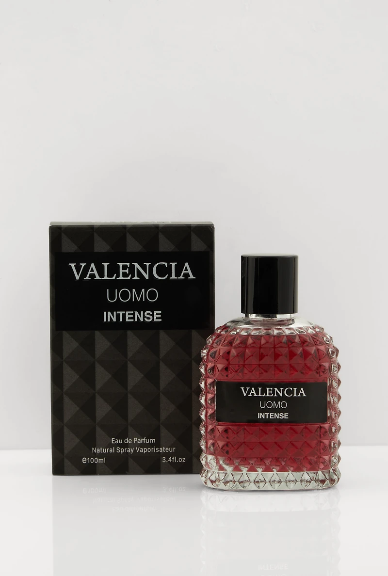 Womens Valencia Uomo Intense Cologne, Black