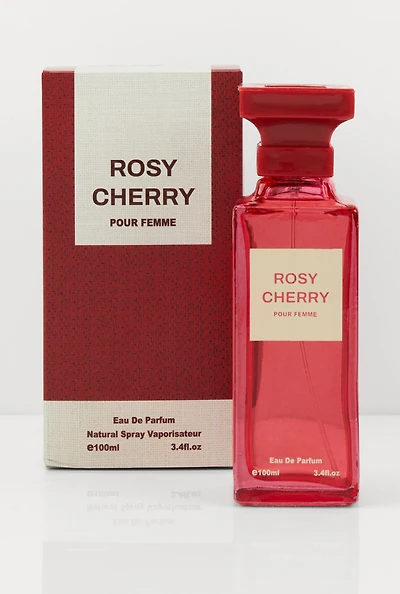 Womens Rosy Cherry Perfume, Red