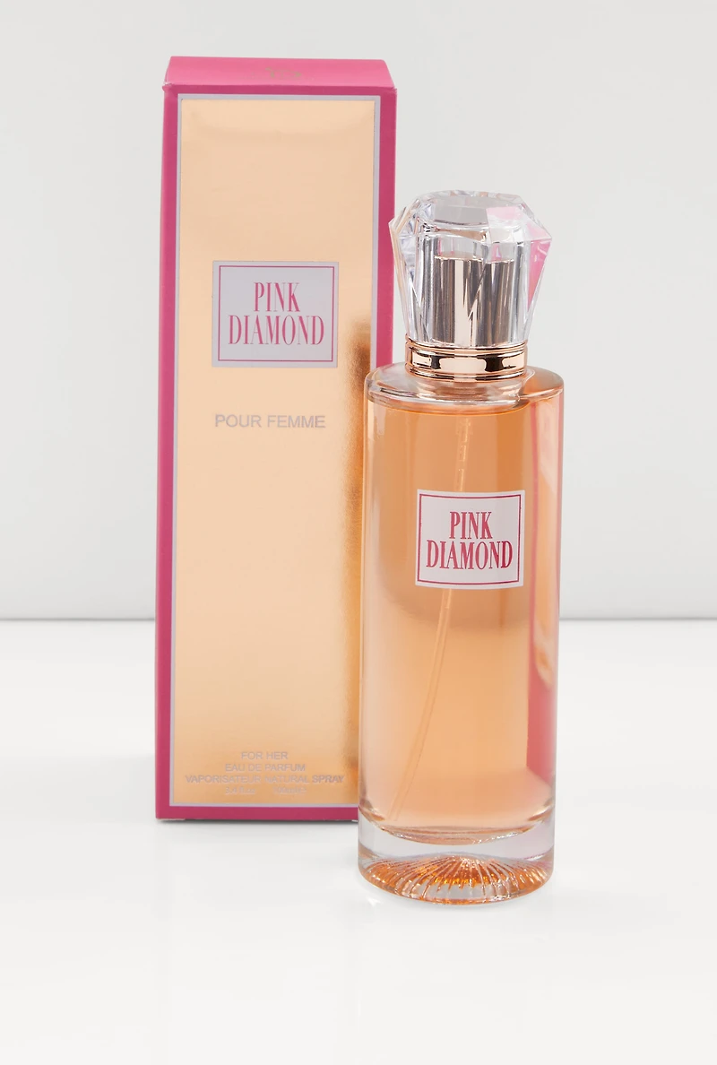 Womens Pink Diamond Perfume, Orange