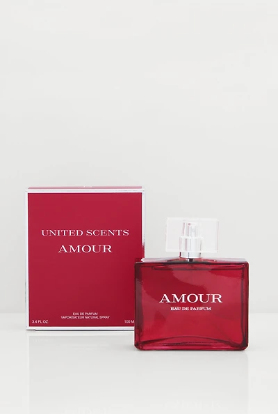 Womens United Scents Amour Perfume, Red