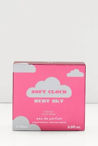 Womens Soft Cloud Ruby Sky For Her Perfume, Pink
