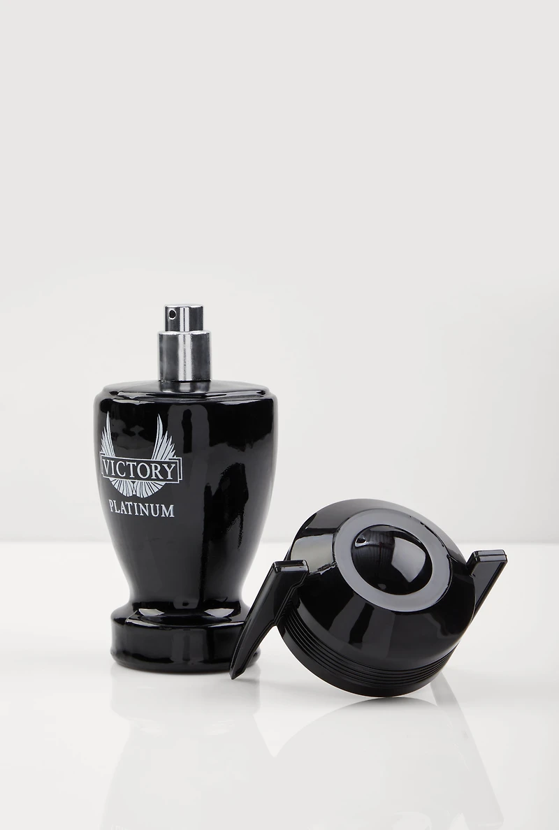 Womens Mens Victory Platinum Cologne, Black