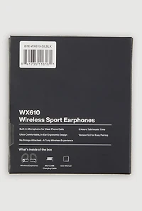 Wireless Sport Earphones, Black