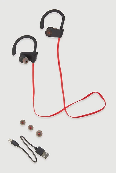 Wireless Sport Earphones, Red
