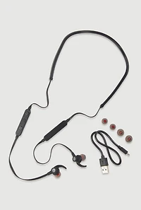 Wireless Neckband Earphones, Black