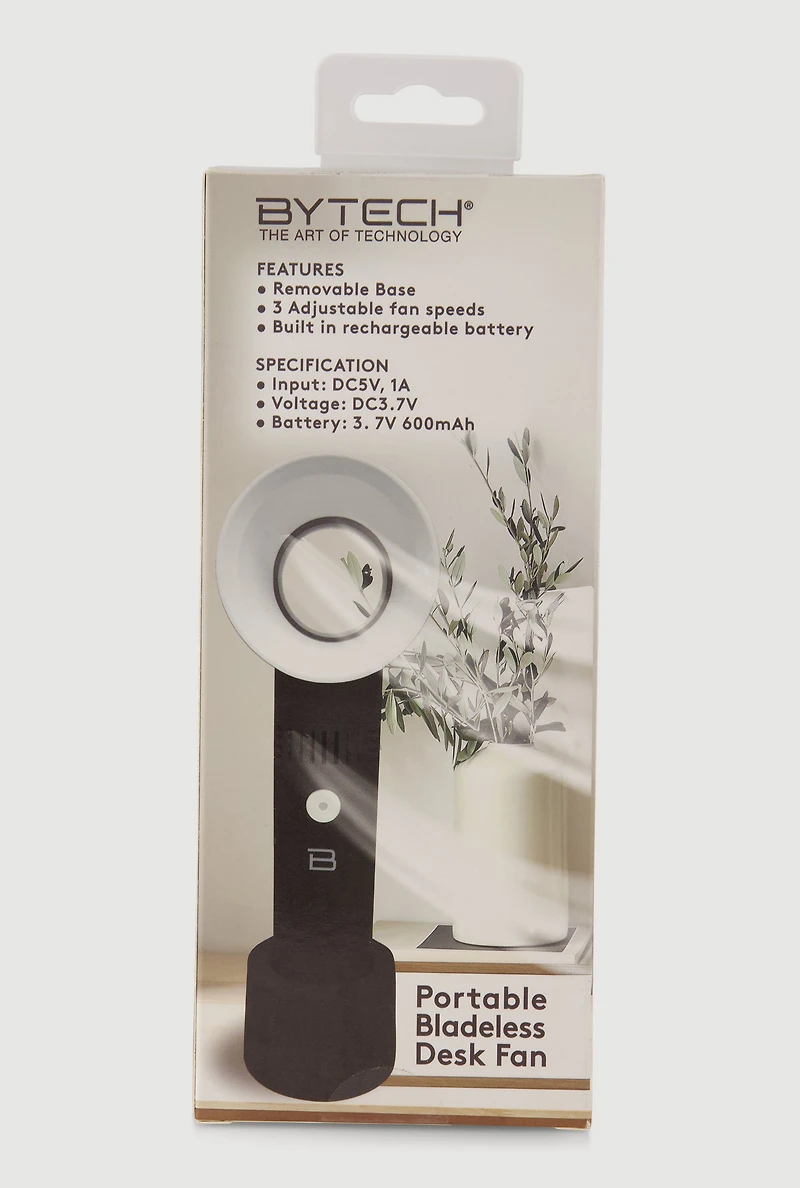 Portable Bladeless Desk Fan