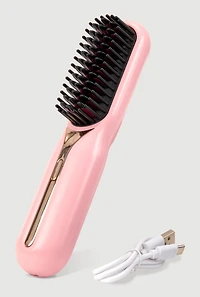 Cordless Straightening Heated Hair Brush