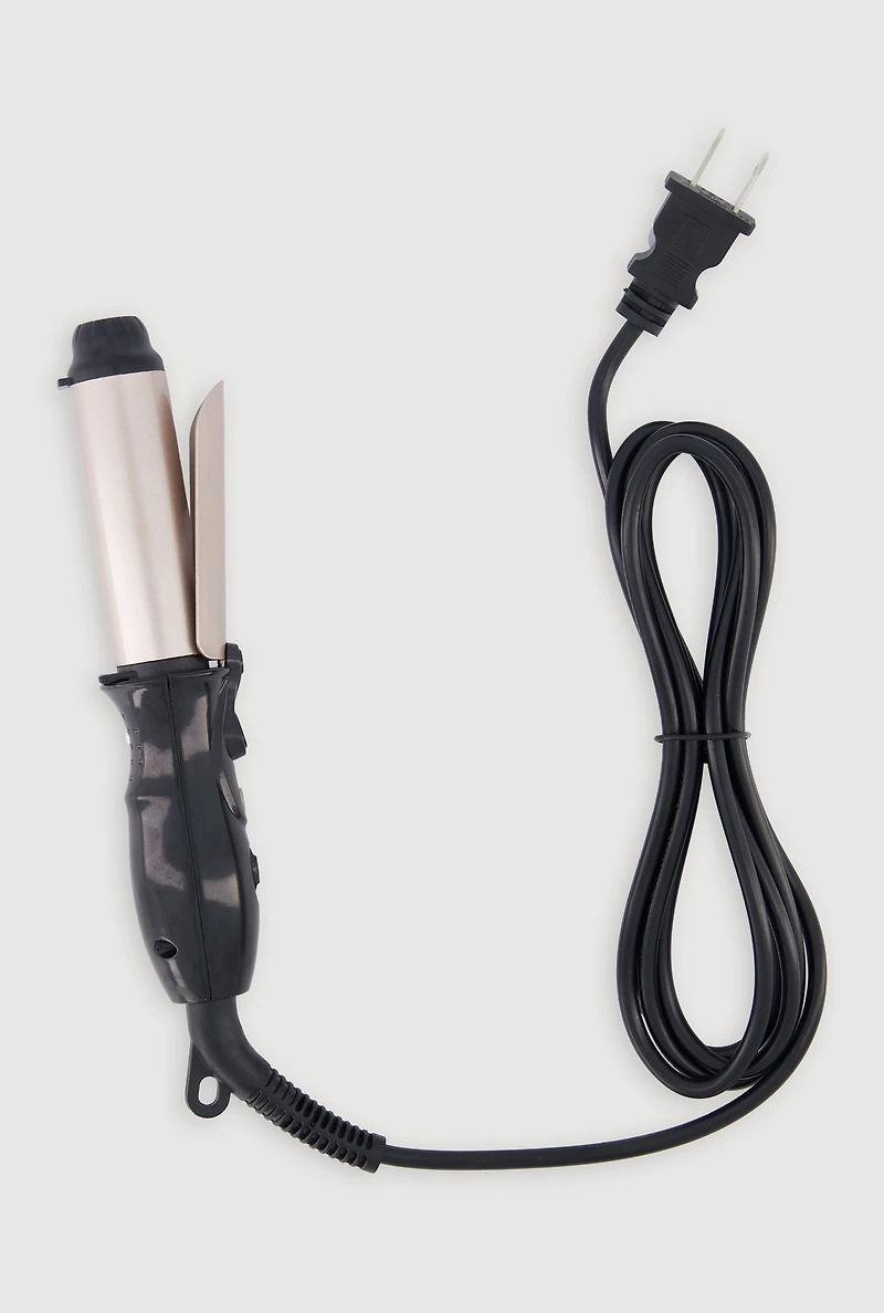 Womens 1 Inch Mini Curling Iron, Black