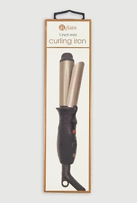 Womens 1 Inch Mini Curling Iron, Black