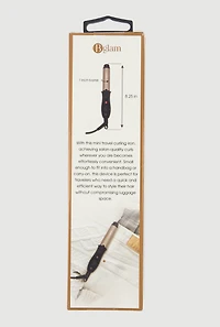 Womens 1 Inch Mini Curling Iron, Black