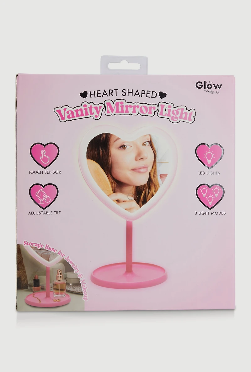 Heart Shaped Vanity Mirror Light