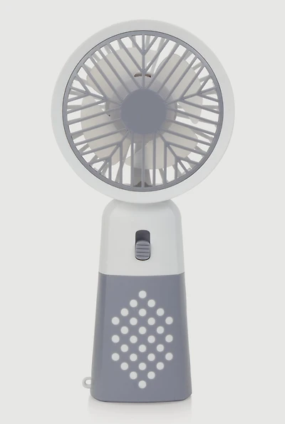 Color Blocked Handheld Fan