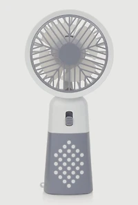 Color Blocked Handheld Fan
