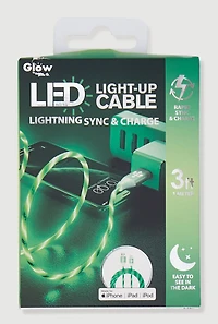 LED Light Up Lightning Charging Cable 3 FT