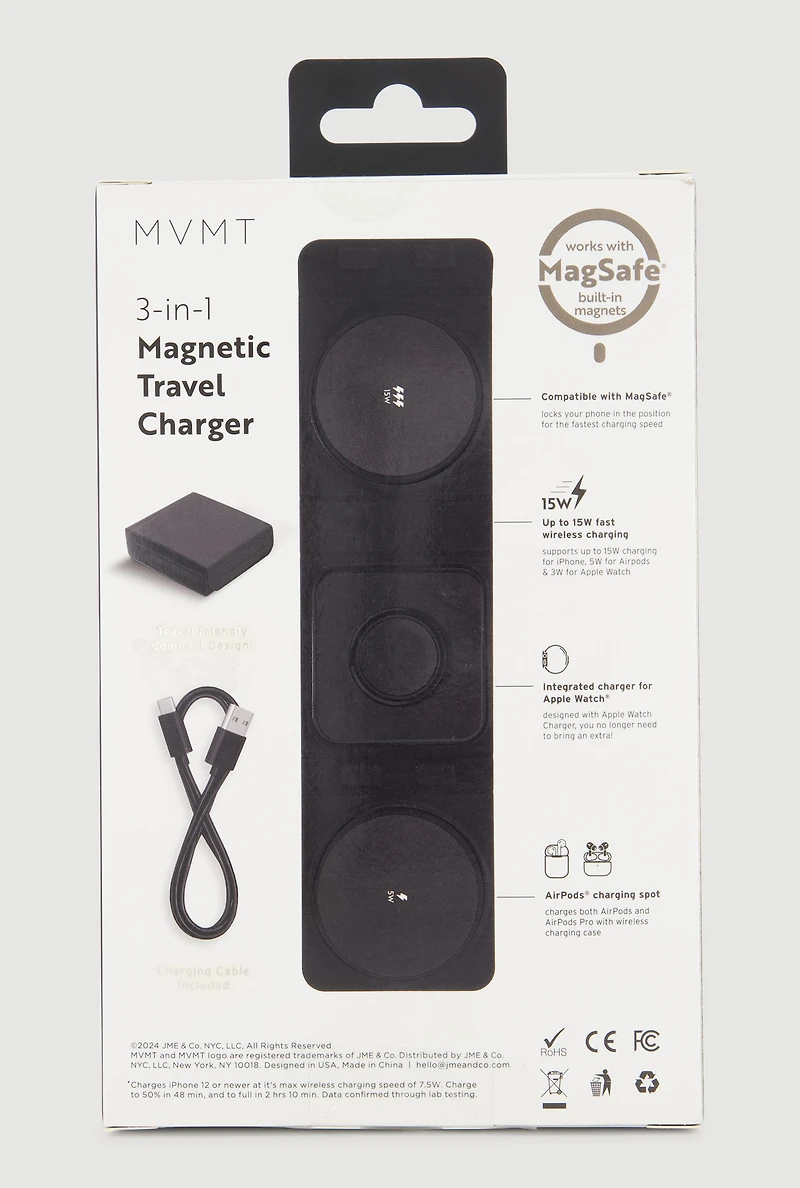 3 In 1 Magnetic Travel Charger