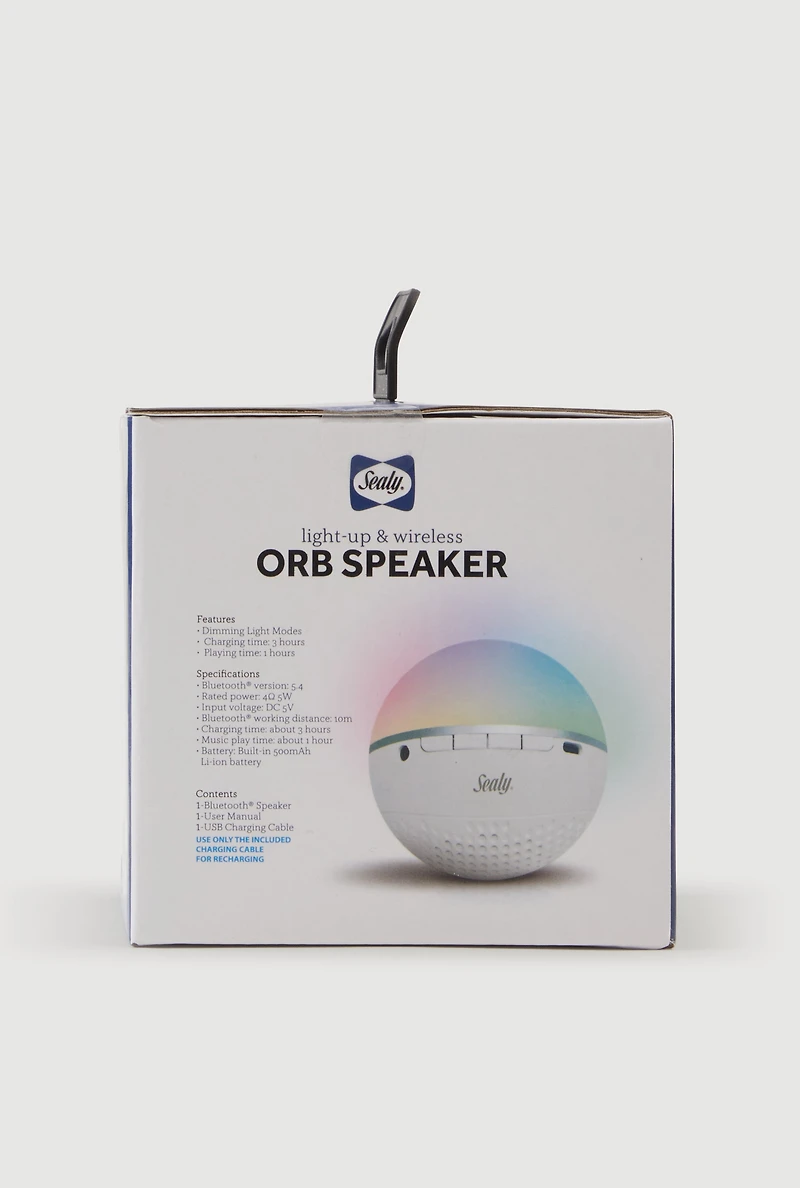 Light Up Wireless Orb Speaker