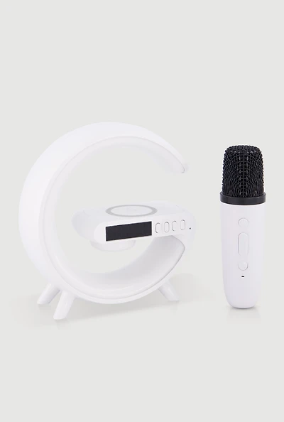Multifunction Speaker and Karaoke Microphone