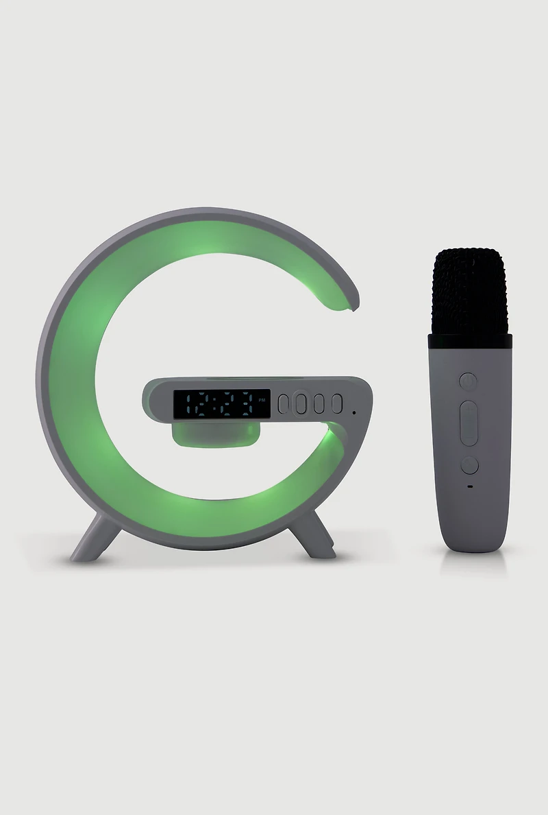 Multifunction Speaker and Karaoke Microphone