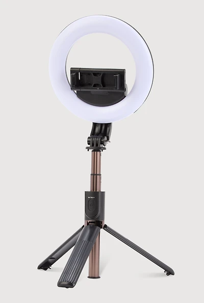 Vlog Selfie Ring Light, Black