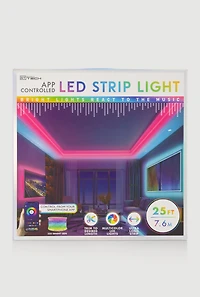 App Controlled LED Strip Light 25 FT, Multi